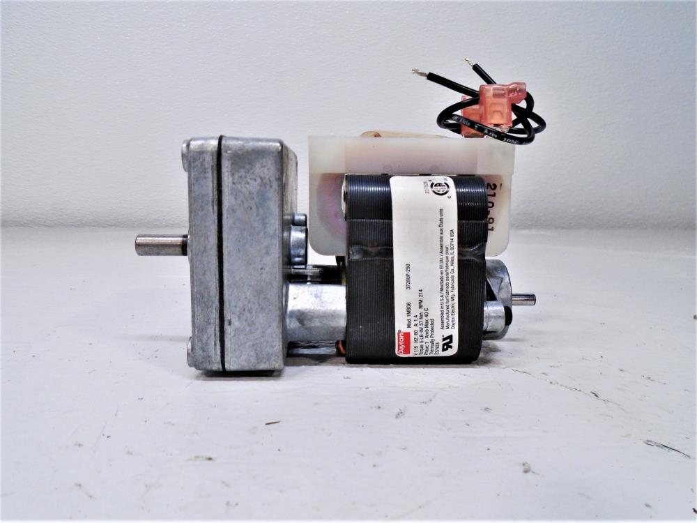 Dayton 1MBG6 AC Parallel Shaft Gearmotor,  214 RPM, 115 V, 60 Hz 